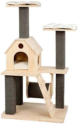 ; Mačji toranj za penjanje na drvo mačje gnijezdo mačja kućica na drvetu mačji Fitness okvir nijemi ležaj trkač igračka za