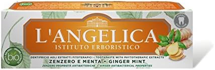 L'Angelica: Pasta za zube s fitoterapijskim ekstraktima, s đumbirom i kovnicom - 2,53 tekućine cijevi [talijanski uvoz]