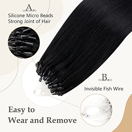 Uštedite više, kupite zajedno: 1 od 22-inčnih ukosnica za kosu od 1 do 16-inčnih mikro perlica od 1 do 1 za ljudske ekstenzije