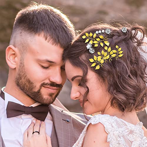 24pcs vjenčane Vintage kopče za kosu s kopčama za dreadlock pribor s biserima rhinestones cvjetna pletenica pokrivala za