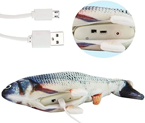 NC kućni ljubimci isporučuju električnu simuliranu ribu tukući mačju igračka automatska mačja igračaka igračka mačka besplatno