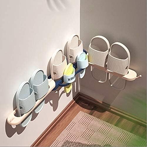 Stalak za cipele u kupaonici zidna vješalica za papuče zidna vješalica s besplatnim bušilicom Zidna sklopiva vješalica za