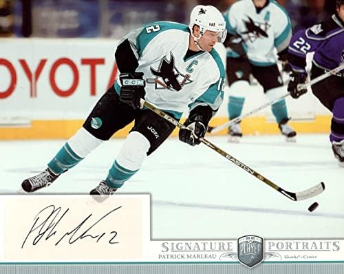 Patrick Marleau potpisao je 8x10 hokejaška foto kartica - Autografirane NHL fotografije