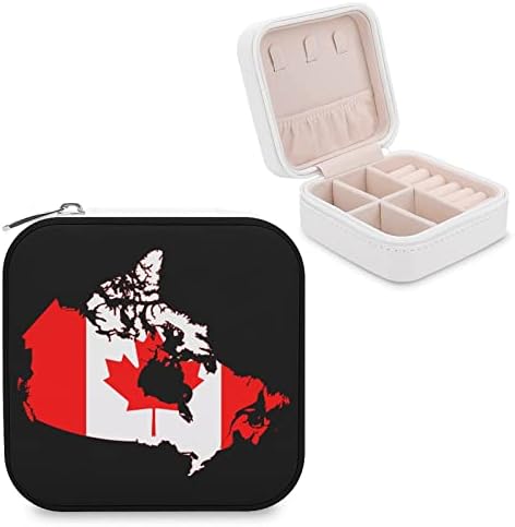 Kanada Organizator nakita za zastavu Organizator PU kožni držač kućišta za skladištenje za privjesak za narukvice narukvice