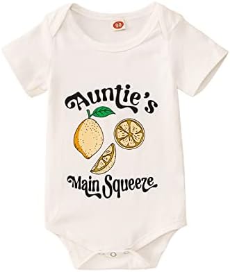 CM C&M WODRO novorođenčad djevojčice Boys Bodisuit Tetie's Main Squeeze Funny Baby Onesie Romper Unisex dječja poklon odjeća