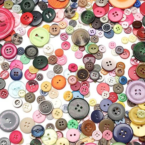 Oko 330 gumba od smole različitih specifikacija, ručno izrađeni gumbi, Uradi Sam Šivaći gumbi, ručno oslikani ukrasni gumbi
