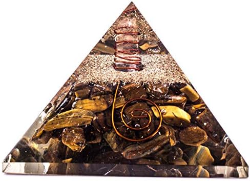 Sharvgun Tiger Eye Stone Orgone Pyramid Feng Shui Reiki orgonit zacjeljivanje kristala