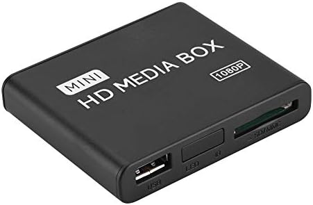 Mugast Multi Media Player, Mini FHD 1080P AV/YPRPB/HDMI/FAT16/FAT32/NTFS STEREO MULTIMEDIA Player za PAL/NTSC TV, Podrška