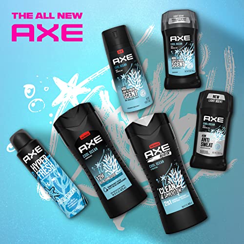 AX dezodorantni štap za muškarce za dugotrajnu zaštitu od mirisa Cool Ocean Cijeli dan svježi miris muški deo, aluminijski