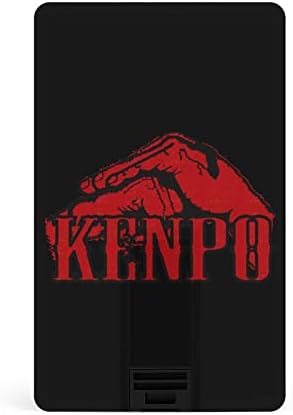 Kenpo Karate Fist Hand Credit Bank kartica USB Flash pogoni prijenosni memorijski štap za pohranu tipki 64G