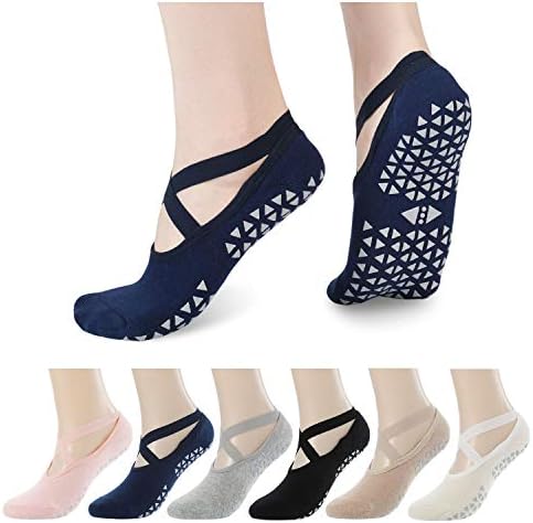 Čarape za joge za žene s hvataljkama koje nisu klizne ljepljive čarape za pilates balet baleta bez bosonogih čarapa Veličina