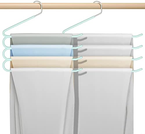 Hlače vješalice Prostor Uštedeći nejasne hlače vješalice za odjeću od nehrđajućeg čelika Obloge za odjeću Ušteda prostora