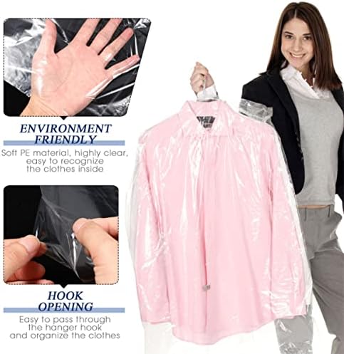 80.0 navlake za kapute štitnik prozirne vrećice za kućanstvo viseće košulje za jednokratnu upotrebu za plastičnu odjeću torba