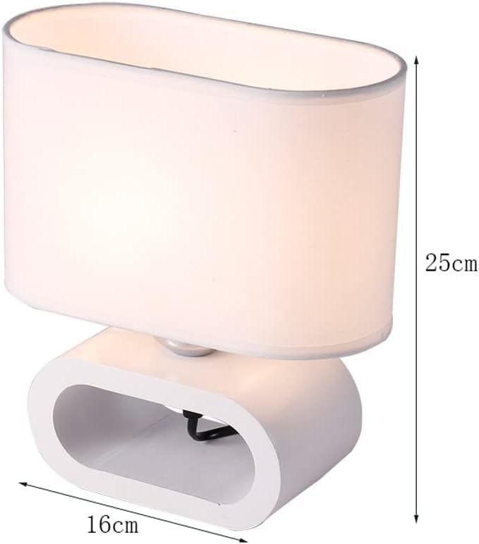 Led krevetne stolne svjetiljke E27 Jednostavnost drvena stolna svjetiljka s tkaninom lampica kreativna kreveta za pokriće