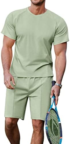 Muška majica kratkih rukava i kratke hlače od 2 komada ljetna odjeća modni trenerke casual set