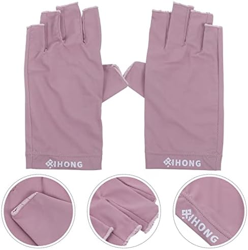 1 par UV rukavica gel rukavica za manikuru Anti-UV rukavice bez prstiju UV zaštitna rukavica za nokte