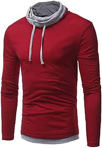 Muška kornjača pulovera pulovera ležerne majice majice s dugim rukavima modne lagane majice modne majice