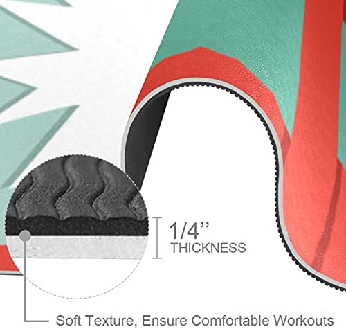Yoga Mat Japanska planina Fuji i Torii Eco prikladna nejasna fitness prostirka za pilates i podove vježbe