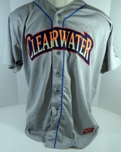 Clearwater Thishers 60 Igra Korištena siva Jersey 52 DP13496 - Igra se koristi MLB dresovi