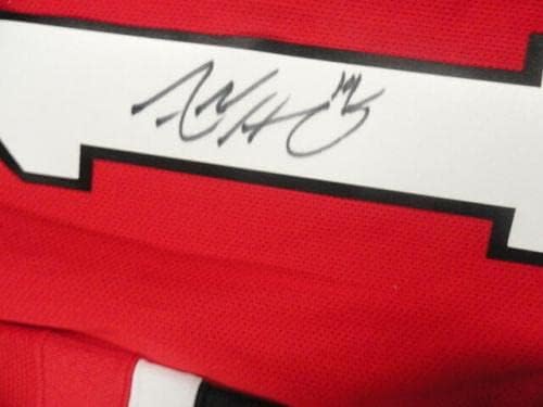 Adam Henrique potpisao je Reebok 2012 Stanley Cup New Jersey Devils Jersey Licencied - Autografirani NHL dresovi
