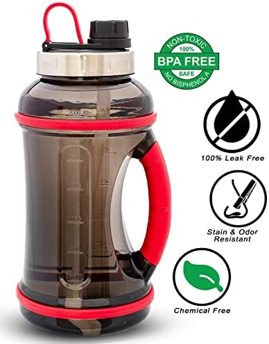 Dr.Hydro boca s vodom od pola galona s ručicom za odlaganje i silikonskom ručicom -BPA besplatno 1/2 galonske boce vode sa