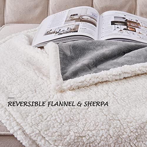 Qeils pseće deke za velike pse - vodootporna mačka pokrivač za pranje - Sherpa Fleece štene pokrivač, mekani plišani reverzibilni