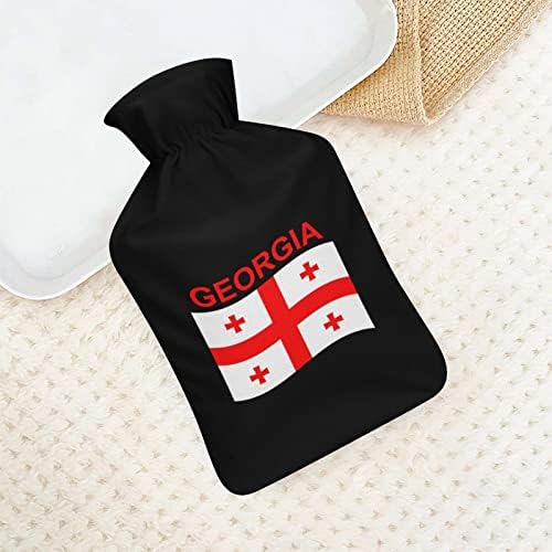 Zastava Gruzije plišana ubrizgavanje vode guma vreća s toplom vodom prijenosna boca s toplom vodom toplo ručno stopalo toplije