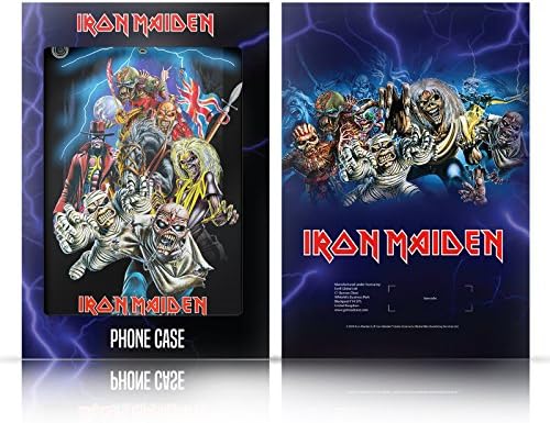 Dizajn glavnih slučajeva Službeno licencirani naslovnica albuma Iron Maiden se Senjutsu kožna knjiga omota za novčanicu kompatibilno