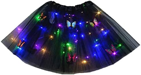 Reetan LED leptir tutu suknja osvjetljava slojevite suknje modne performanse kostim za žene i djevojke