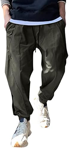 Baggy teretni hlače muškarci labavi muškarci modni sportovi casual hlače elastično struk ravna noga labave hlače znojne hlače