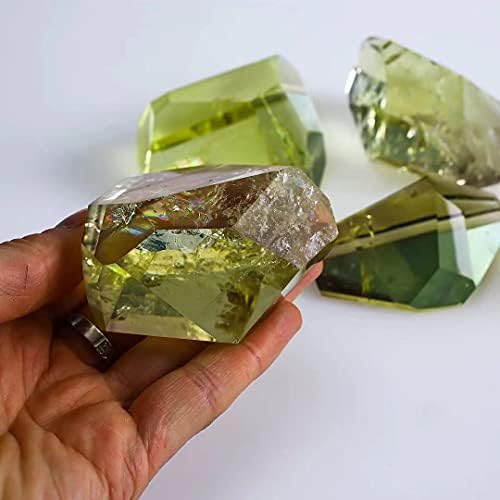 DFUF Prekrasni kristalni prirodni dimni citrinski kristalni zanatski kamen 1pc
