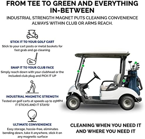 Tag Golf Co Small Magnetic Golf ručnik - USA serija - zalijepite ga u svoj klub ili putnički ručnik za golf - savršena veličina