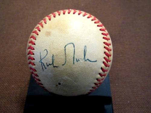 Kirk Gibson Detroit Tigers Rookie Potpisan auto VTG igra korištena oal bejzbol JSA - Autografirani bejzbols