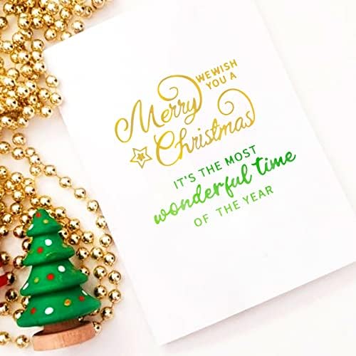 GLOBLELAND Božićne riječi vruća folija ploča za DIY folijski papir Sretan božićna poruka diy folija utiskivanje za karape