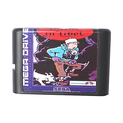 ClassicGame Tin Tin u Tibet 16 -bitnoj MD kartici za igru ​​za Sega Mega Drive for Genesis