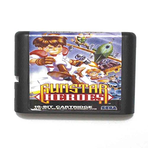 Gunstar Heroes 16-bitni MD igračka karta za Sega Mega Drive for Genesis-ntsc u