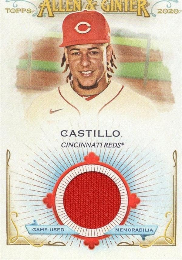Luis Castillo Player nosio Jersey Patch Baseball Card 2020 Topps Topps Allen & Ginter FSRBLCA - MLB igra korištena dresova