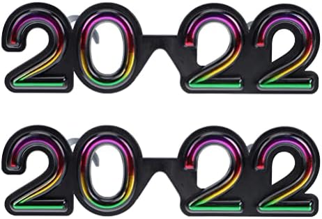 Galpada 1PC Izdržljive 2022 Novogodišnje naočale Jedinstvene naočale Dekorativna zabava favorizira poklone