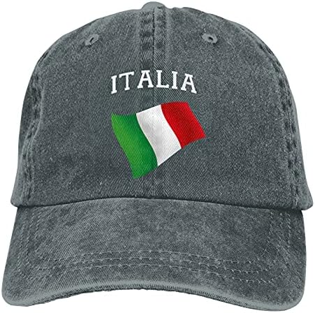 CUTEDWARF Italia Italija talijanska zastava unisex podesivi pamučni kaputi kaubol kapica kapica tata šešir kamion šešir
