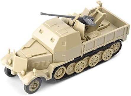 Teckeen 1:72 Plastično oklopno vozilo s polu-trakom Unsesbled Model Simulacijsko borbeno vozilo Vojne znanstvene izložbe