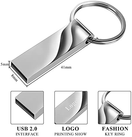 Lmmddp Metal USB Flash pogon 32GB 16GB PENDRIVE 128GB 64GB vodootporni pogon olovke 8GB Flash USB 2.0 Memoria USB stick tipka