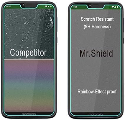 Mr.Shield [3-PACK] Dizajniran za zaštitne folije Motorola [od kaljenog stakla] s doživotnim zamjena