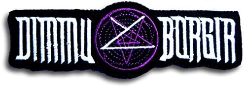 Verani Dimmu Borgir Symphonic Black Metal Patch vezeno željezo na amblemu značke za kapuljača s kapuljačama s gornjom jaknom