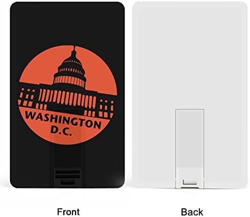 Washington D C kreditna kartica USB Flash pokreće personalizirani memorijski štap Ključni korporativni pokloni i promotivni