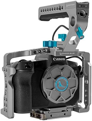 Kondor Blue R5/R6/R Potpuni kavez s gornjom ručicom kompatibilno s Canon kamerom | ARCA sustav za brzo otpuštanje | 70+ 1/4
