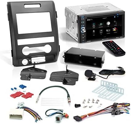 BOSS Audio Systems BV9358B CAR DVD Player + Install Kit - Double DIN, Bluetooth Audio i Calls, 6,2 inčni LCD Monitor zaslona
