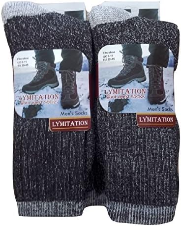 Muške čarape za mješavinu merino vune ekstra udobne 3 ili 6 parova