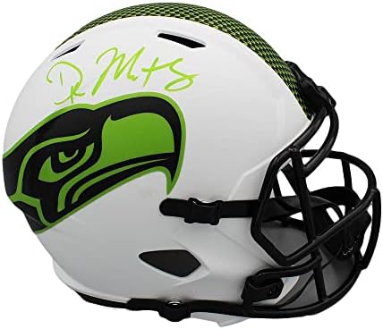 DC Metcalfe potpisao je NFL kacigu u punoj veličini Seattle Seahoks Speed - NFL kacige s autogramima