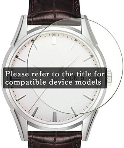Synvy [3 pakiranje] Zaslon zaslona, ​​kompatibilan s H. Moser CIE 2327-0402 TPU Film Smartwatch Smart Watch Protectors [Ne