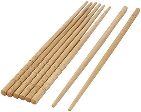Ruilogod bambusova blagovaonica večera obrok rezanci hrana za posluživanje štapića 4 parove drvene boje (id: dd4 e07 b8e